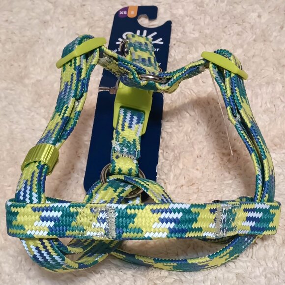 NWT ~ YOULY The Protector Yellow/Blue Reflective Dog Harness, XS/Small - Picture 2 of 14